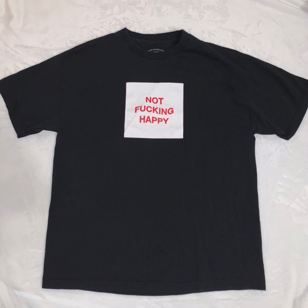 ANTI SOCIAL CLUB not fucking happy shirt